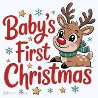 Personalized First Christmas Custom Name Text Doggie Tank thumb 4