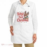 Personalized First Christmas Custom Name Text Apron thumb 2