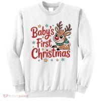 Personalized First Christmas Custom Name Text Sweatshirt thumb 0