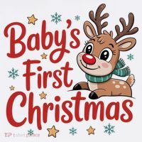 Personalized First Christmas Custom Name Text Sweatshirt thumb 3