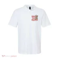 Personalized First Christmas Custom Name Text Polo thumb 0
