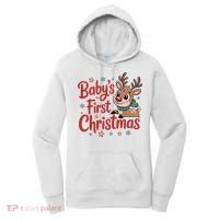 Personalized First Christmas Custom Name Text Women's Hoodie thumb 0