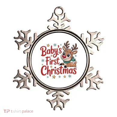 Personalized First Christmas Custom Name Text Ornament