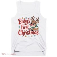Personalized First Christmas Custom Name Text Tank Top thumb 0
