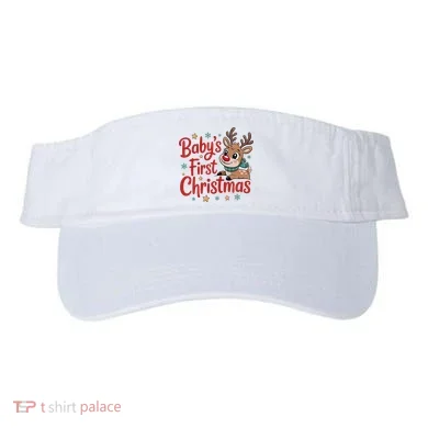Personalized First Christmas Custom Name Text Visor
