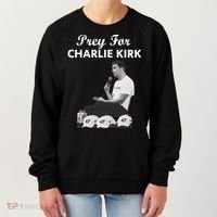 Pray For Charlie Kirk Rest In Peace Support Tribute Women's Sweatshirt thumb 0
