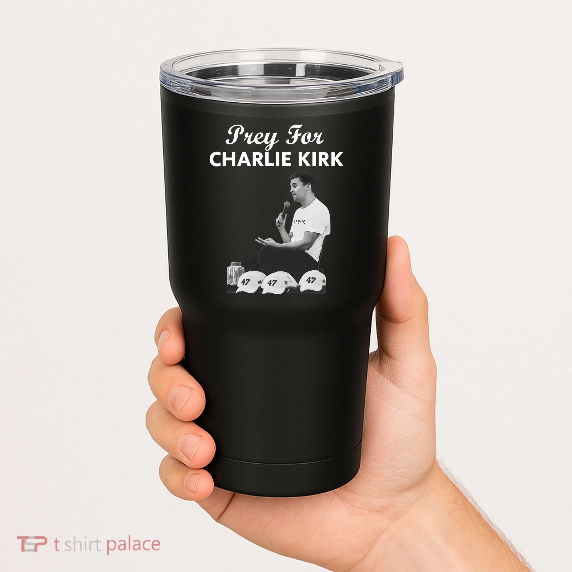 Pray For Charlie Kirk Rest In Peace Support Tribute Tumbler