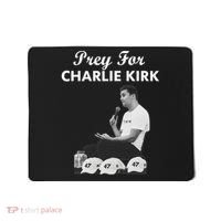 Pray For Charlie Kirk Rest In Peace Support Tribute Mousepad thumb 0