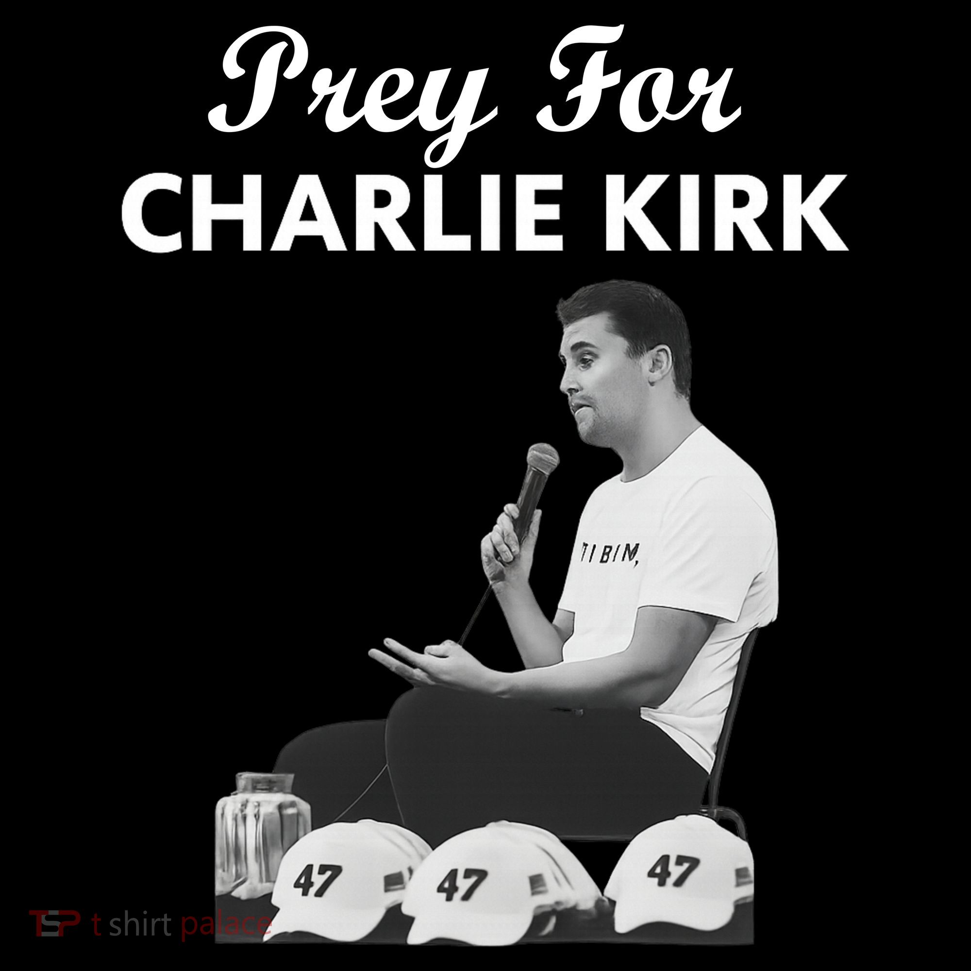 Pray For Charlie Kirk Rest In Peace Support Tribute Mousepad