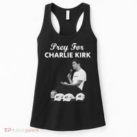 Pray For Charlie Kirk Rest In Peace Support Tribute Women's Tank Top thumb 0
