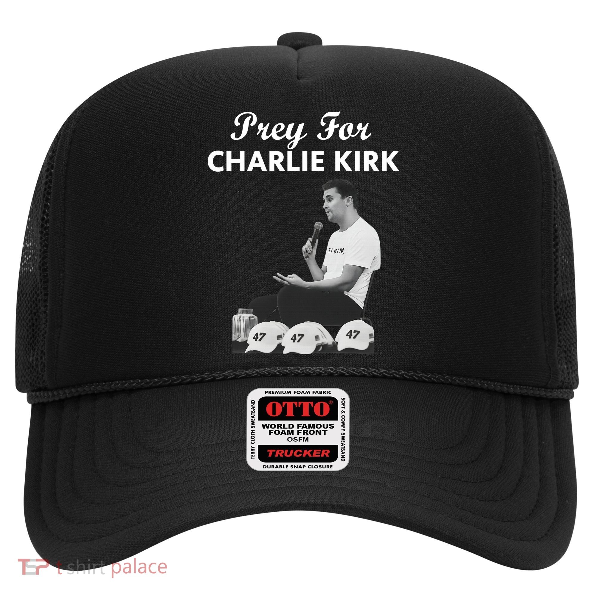 Pray For Charlie Kirk Rest In Peace Support Tribute Hat