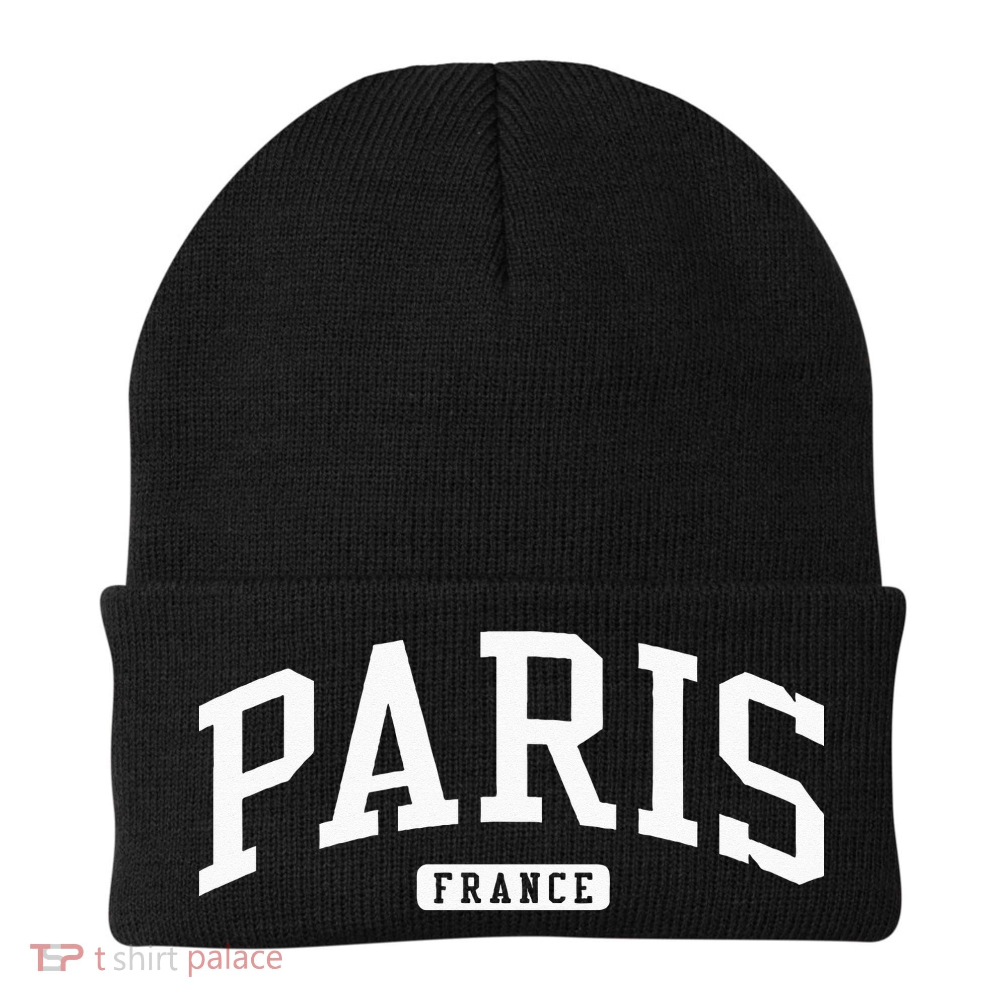 Paris France College Beanie