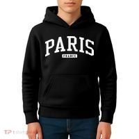 Paris France College Kids Hoodie thumb 4