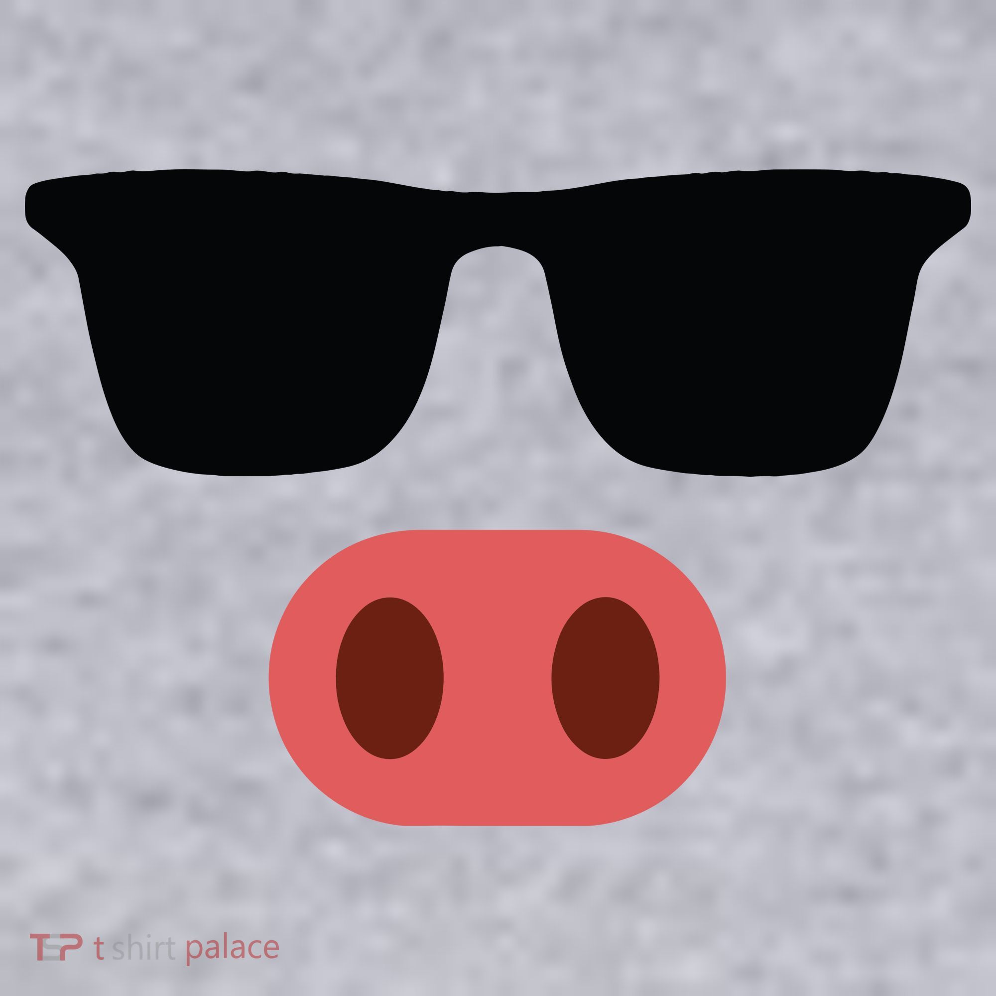 Pig Face Cool Sunglasses Cute Halloween Costume Women's Sweatshirt