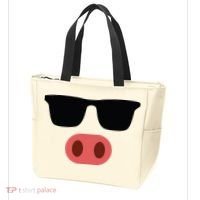 Pig Face Cool Sunglasses Cute Halloween Costume Tote Bag thumb 3
