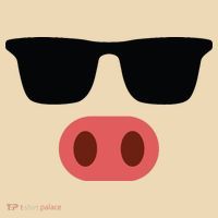 Pig Face Cool Sunglasses Cute Halloween Costume Tote Bag thumb 4