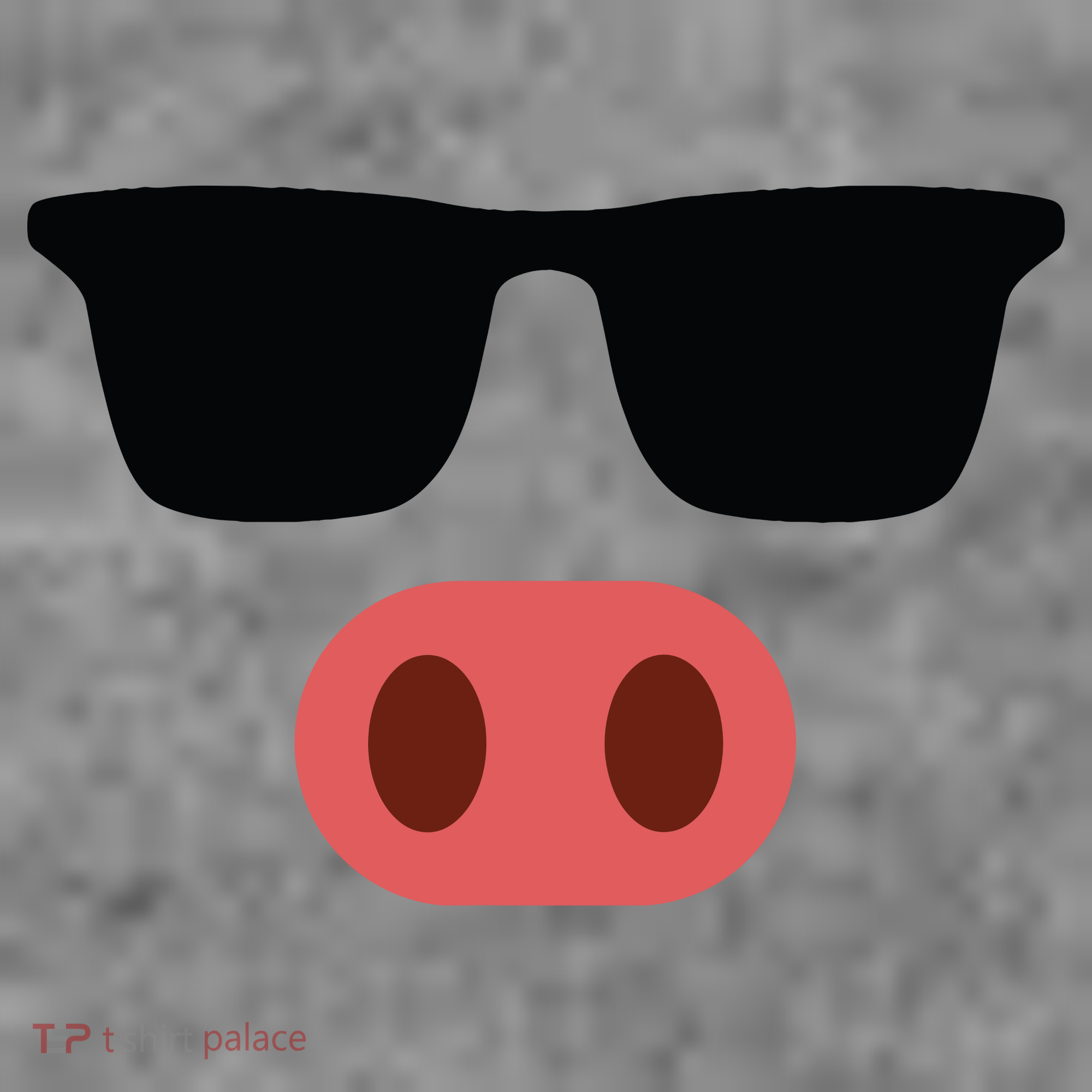 Pig Face Cool Sunglasses Cute Halloween Costume Toddler Hoodie