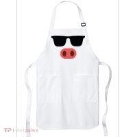 Pig Face Cool Sunglasses Cute Halloween Costume Apron thumb 0