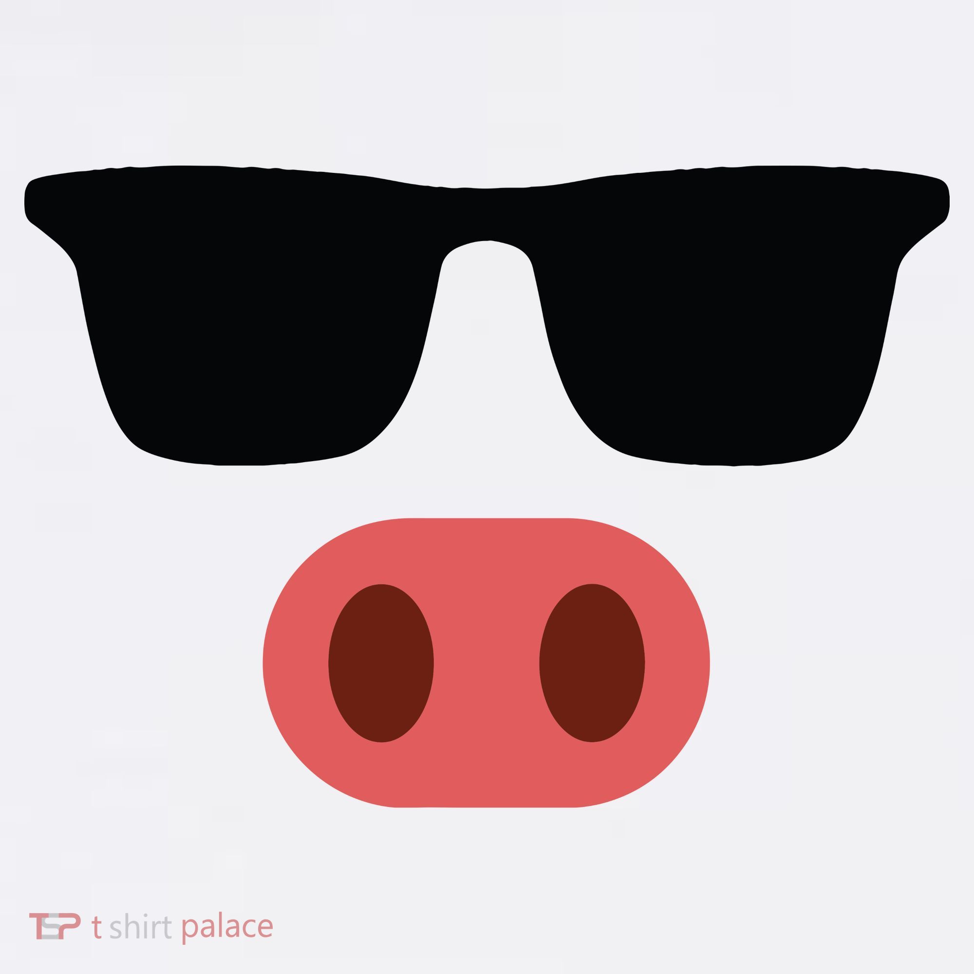 Pig Face Cool Sunglasses Cute Halloween Costume Sweatshirt