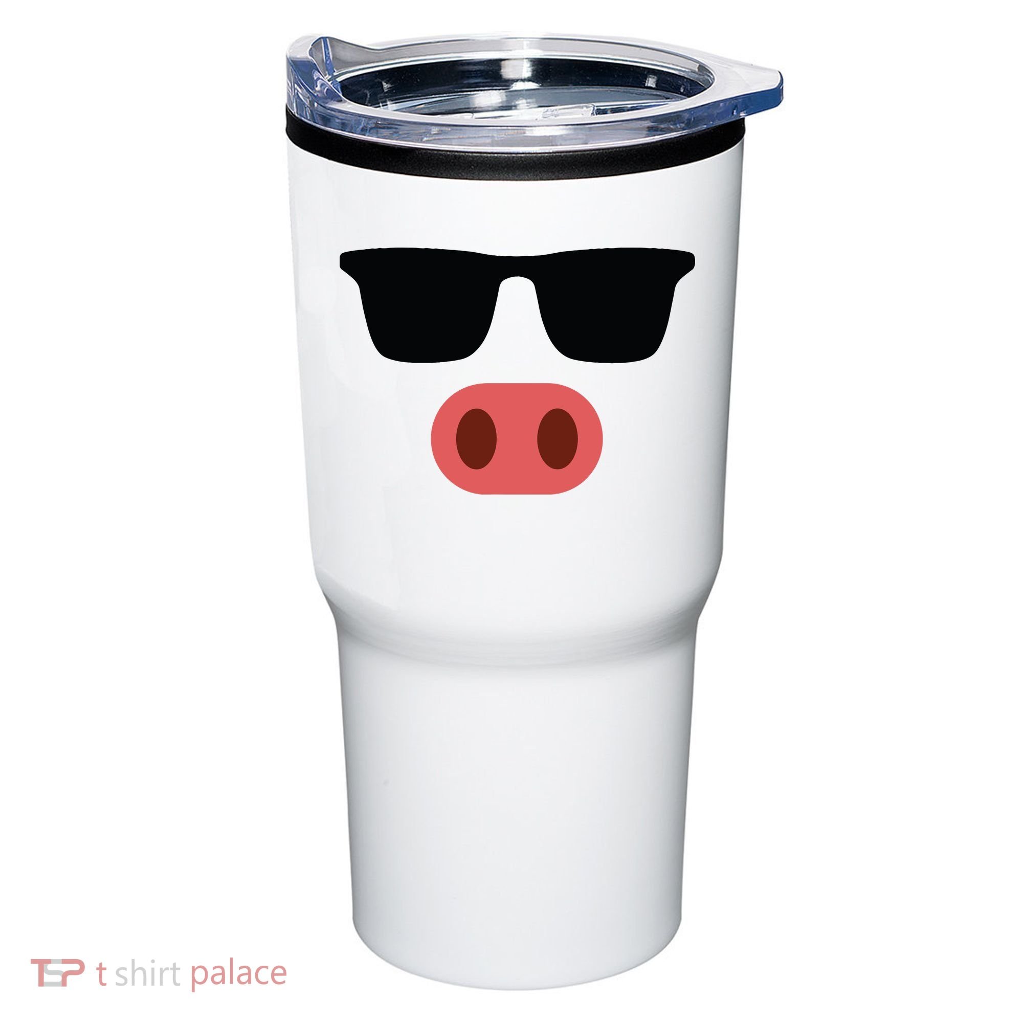 Pig Face Cool Sunglasses Cute Halloween Costume Tumbler