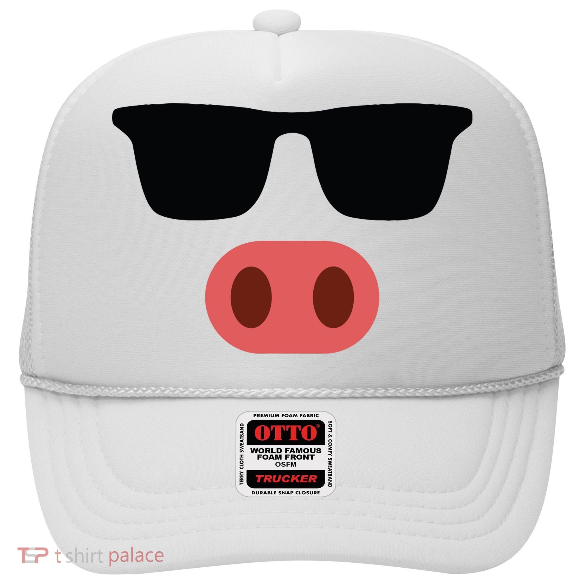 Pig Face Cool Sunglasses Cute Halloween Costume Hat