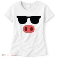 Pig Face Cool Sunglasses Cute Halloween Costume Women's T-Shirt thumb 0
