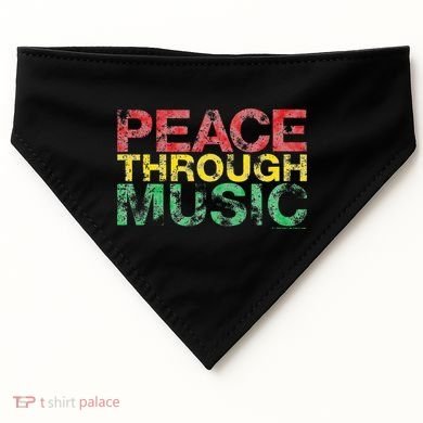 Playing For Change Peace Through Music USA-Made Doggie Bandana