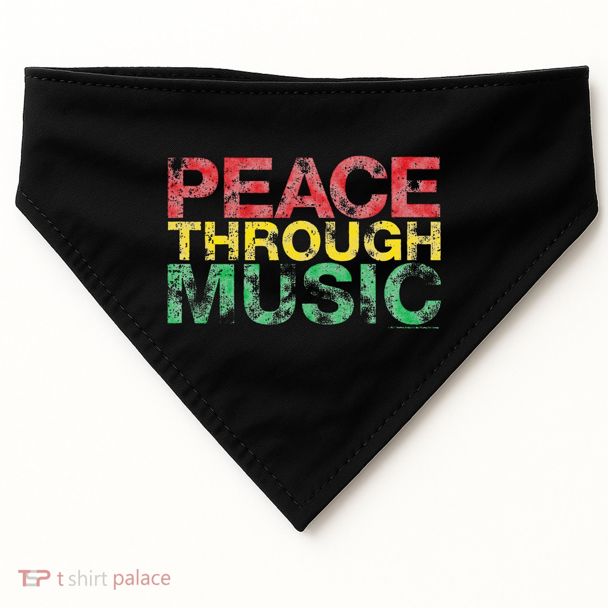Playing For Change Peace Through Music USA-Made Doggie Bandana
