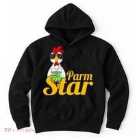 Parmstar Funny Chicken Parm Parmigiana Hoodie thumb 0