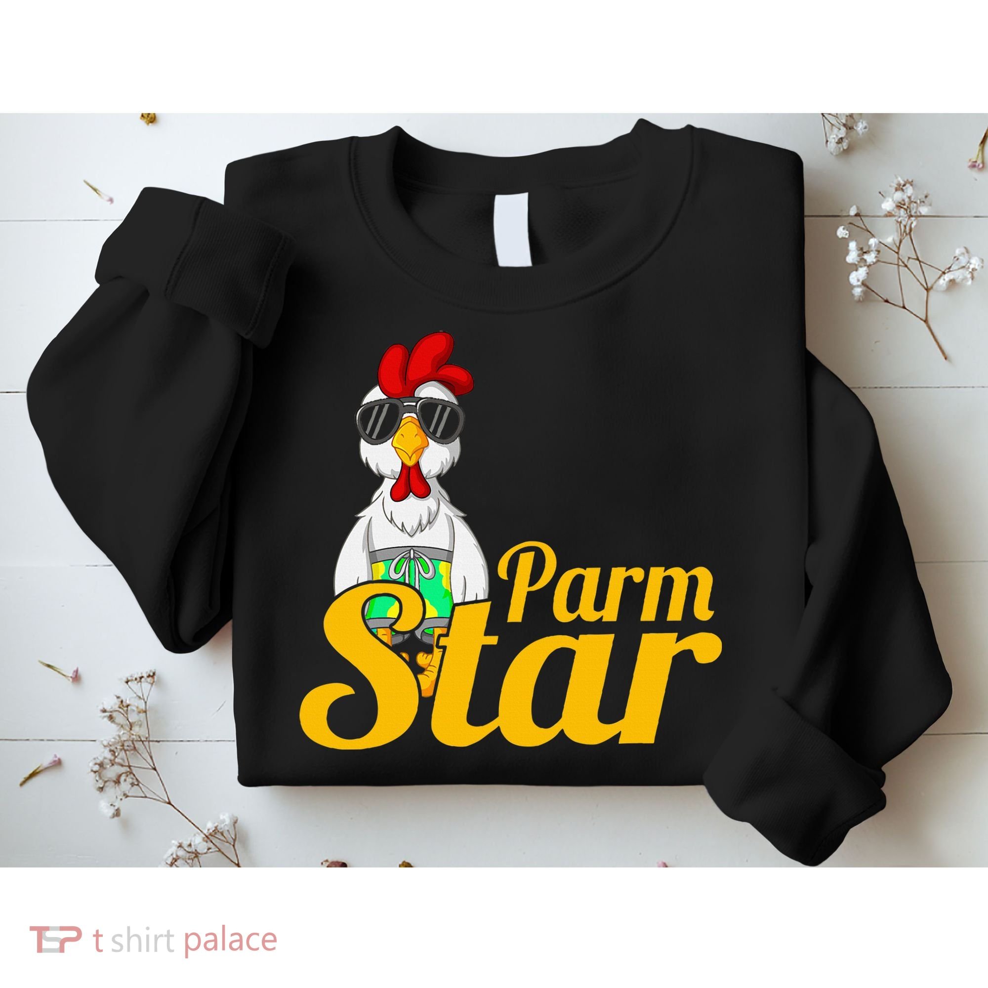 Parmstar Funny Chicken Parm Parmigiana Sweatshirt