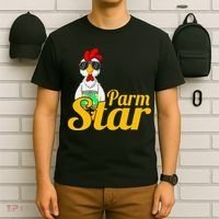 Parmstar Funny Chicken Parm Parmigiana T-Shirt thumb 6