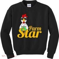 Parmstar Funny Chicken Parm Parmigiana Kids Sweatshirt thumb 0