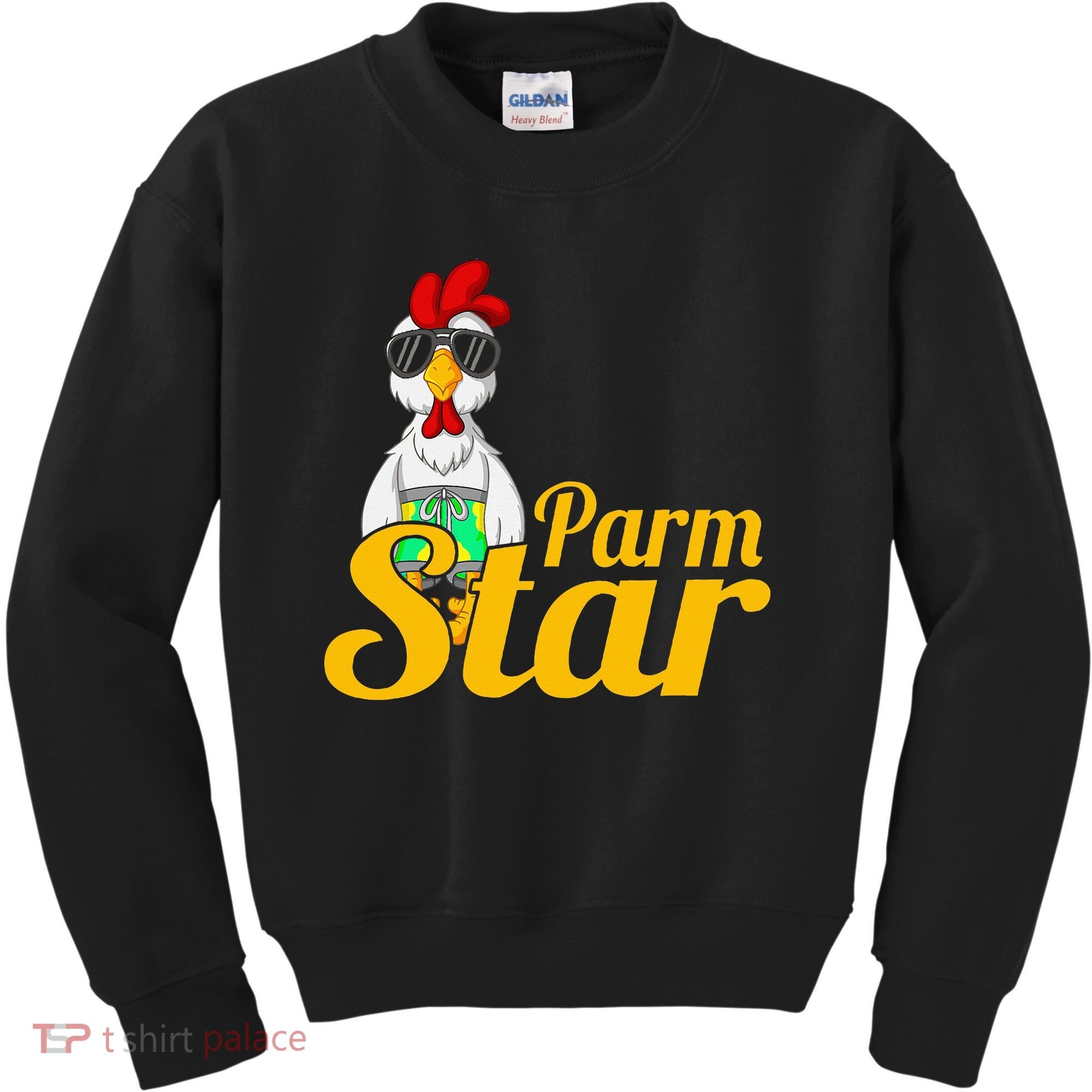 Parmstar Funny Chicken Parm Parmigiana Kids Sweatshirt