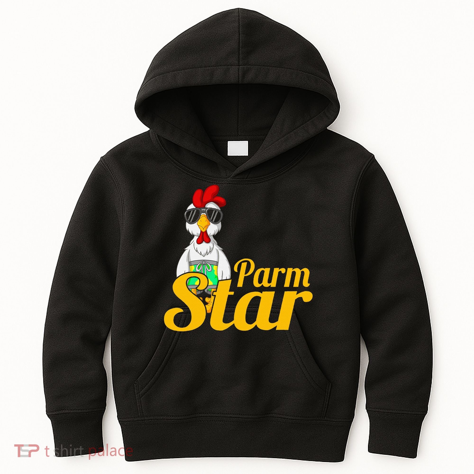 Parmstar Funny Chicken Parm Parmigiana Kids Hoodie