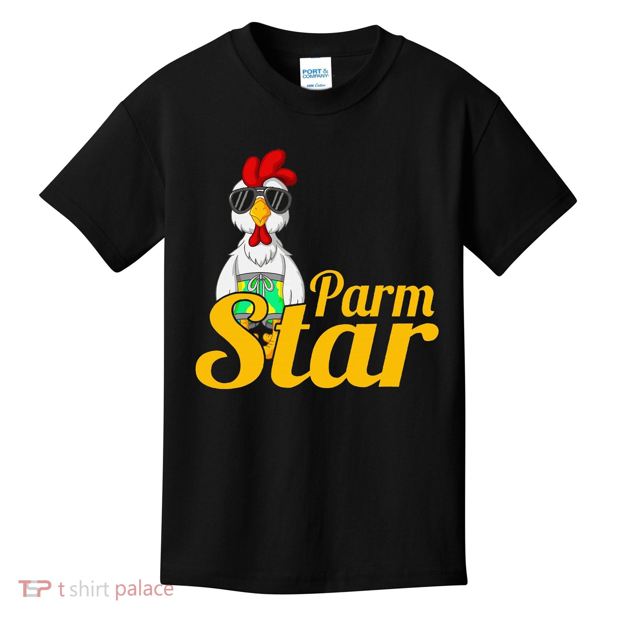 Parmstar Funny Chicken Parm Parmigiana Kids T-Shirt