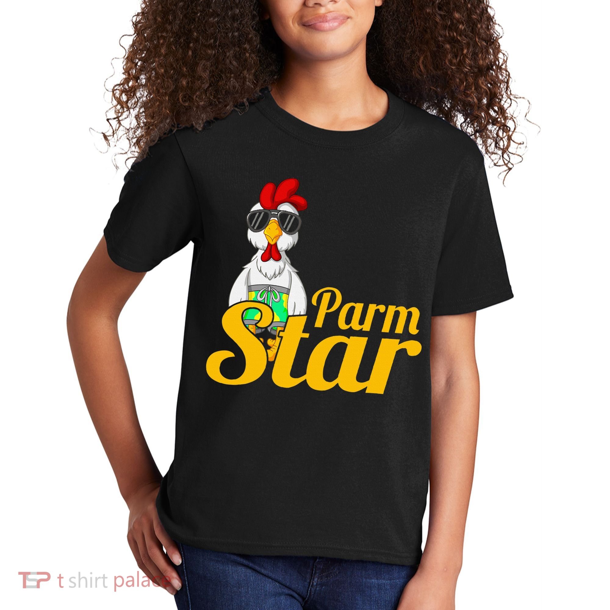 Parmstar Funny Chicken Parm Parmigiana Kids T-Shirt