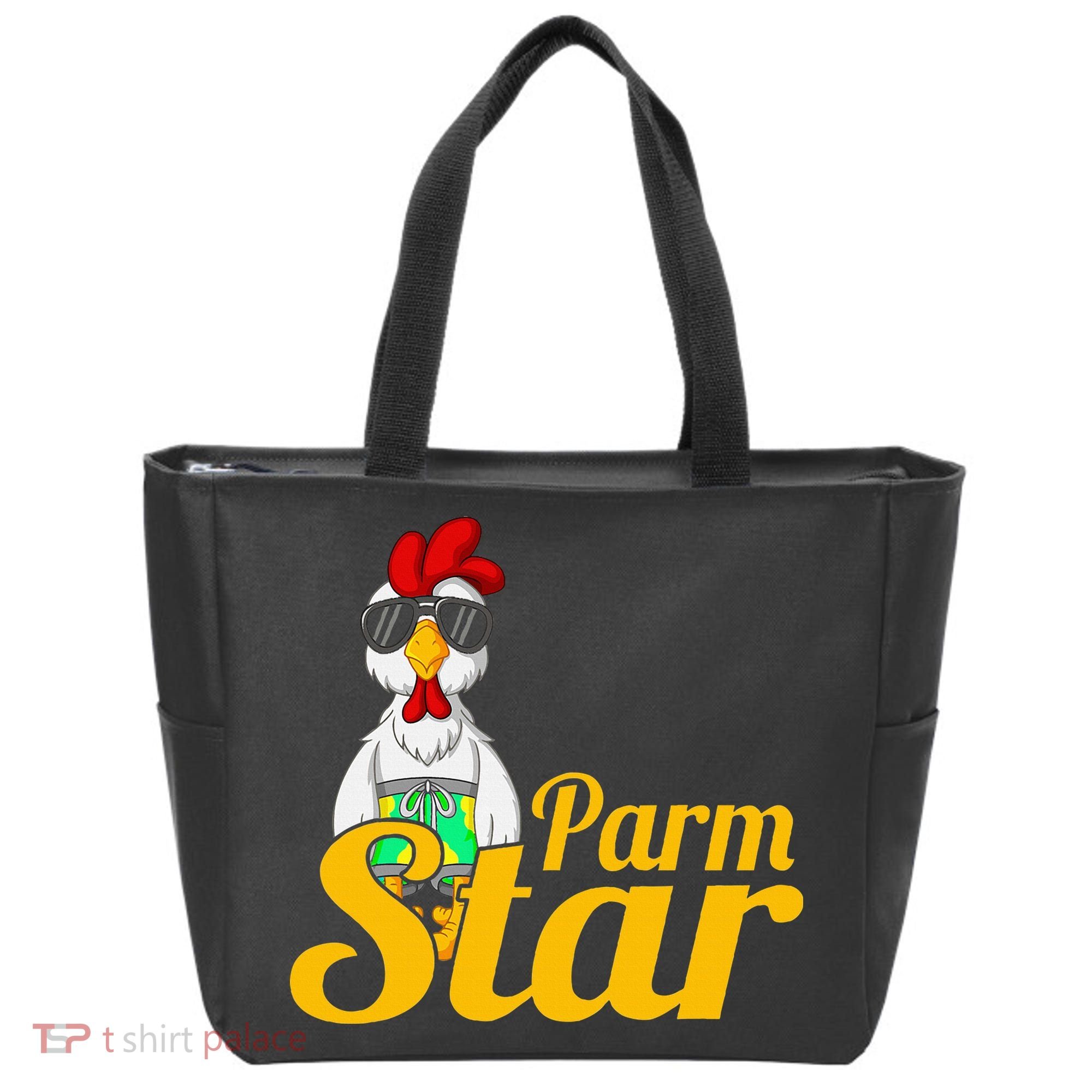 Parmstar Funny Chicken Parm Parmigiana Tote Bag