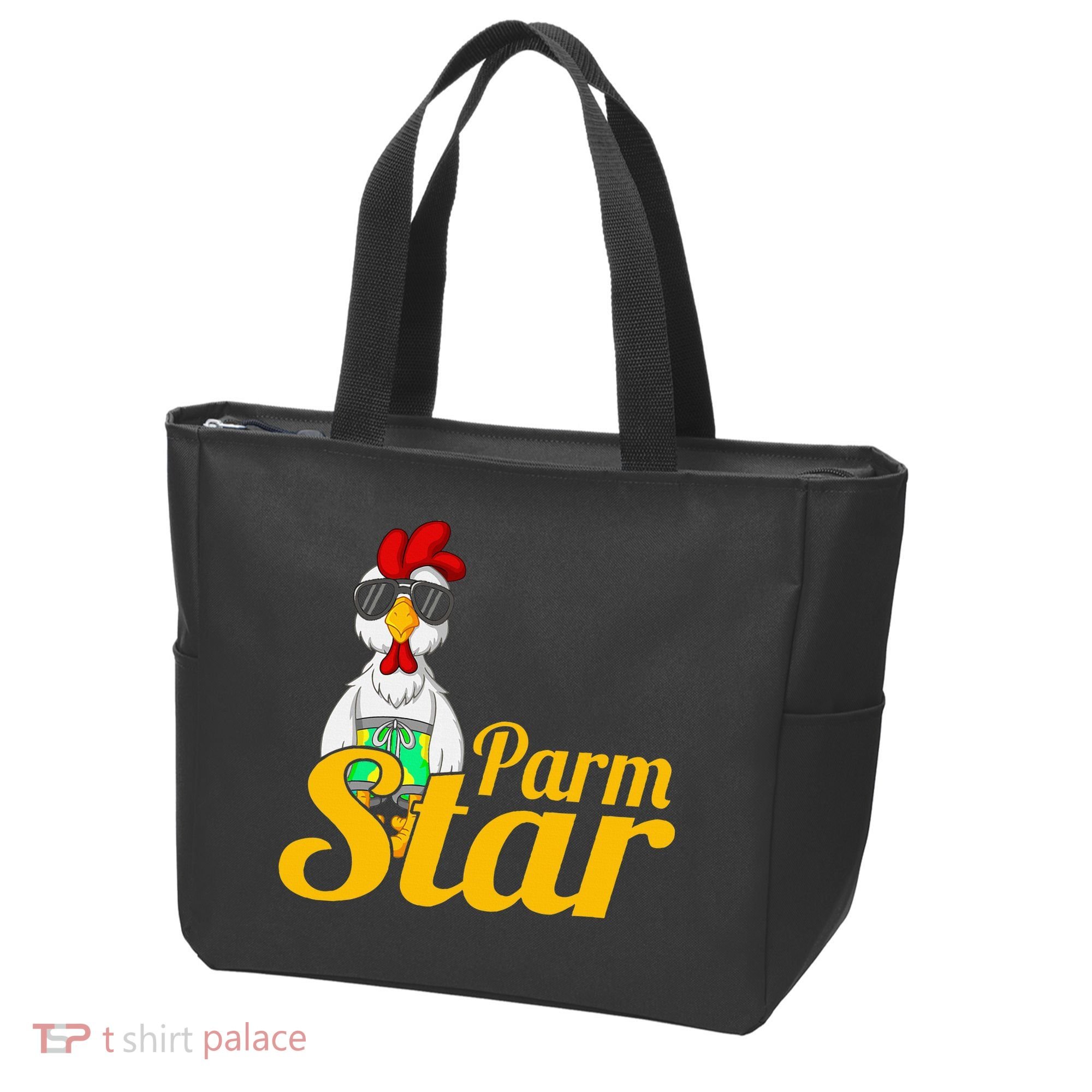 Parmstar Funny Chicken Parm Parmigiana Tote Bag