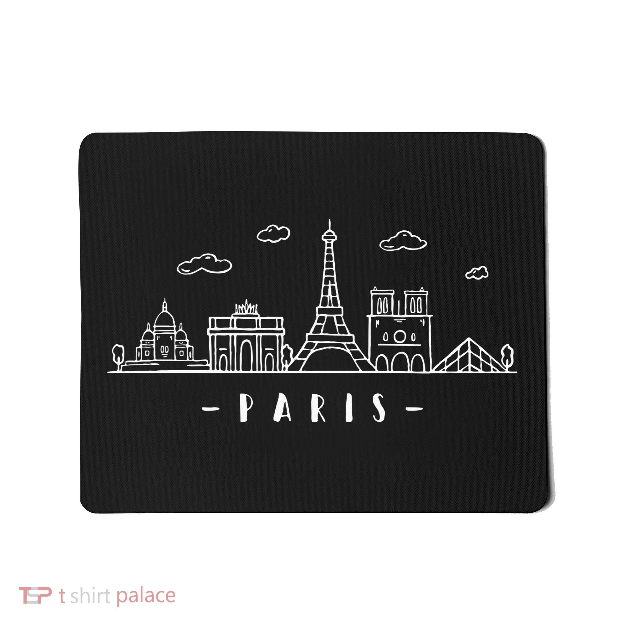 Paris France Capitalcity Skyline Eiffeltower Paris Lovers Mousepad