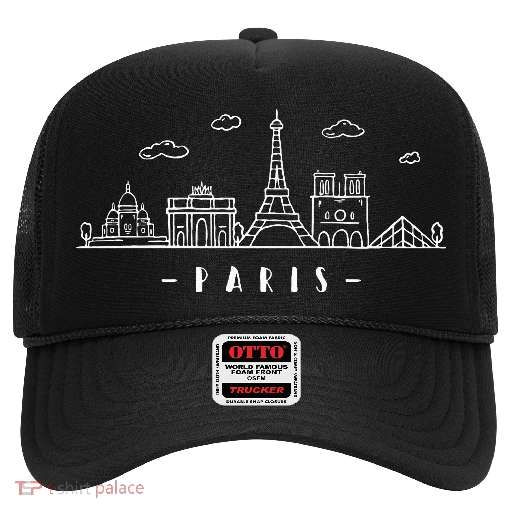 Paris France Capitalcity Skyline Eiffeltower Paris Lovers Hat