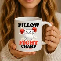 Pillow Fight Champ Coffee Mug thumb 3