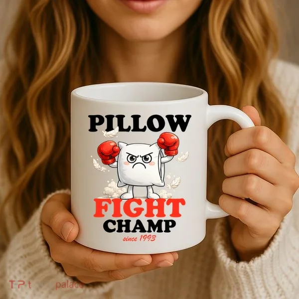 Pillow Fight Champ Coffee Mug