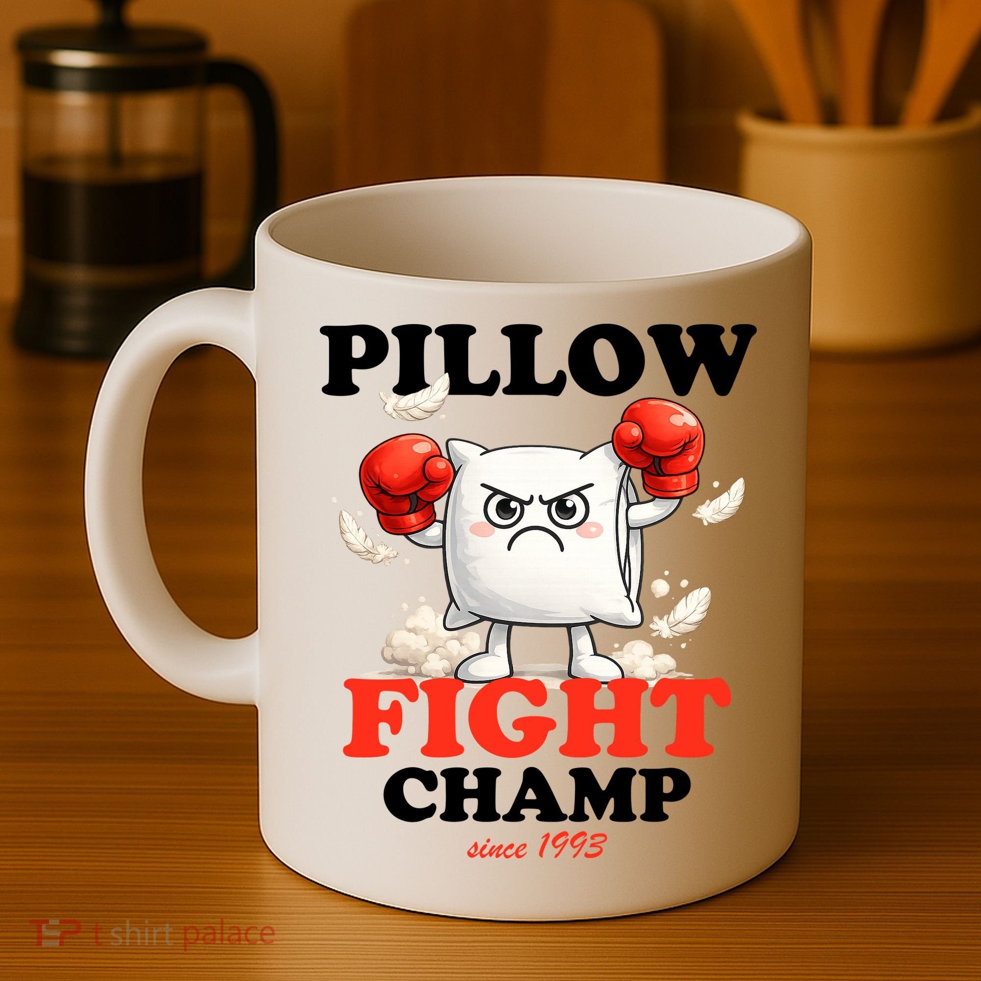 Pillow Fight Champ Coffee Mug