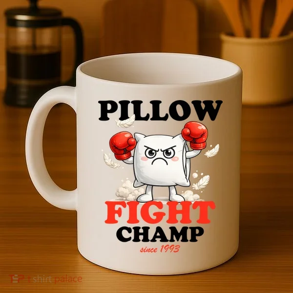 Pillow Fight Champ Coffee Mug