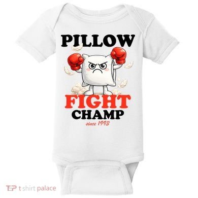Pillow Fight Champ Baby Bodysuit