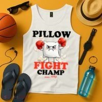 Pillow Fight Champ Tank Top thumb 4