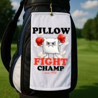 Pillow Fight Champ Golf Towel thumb 2
