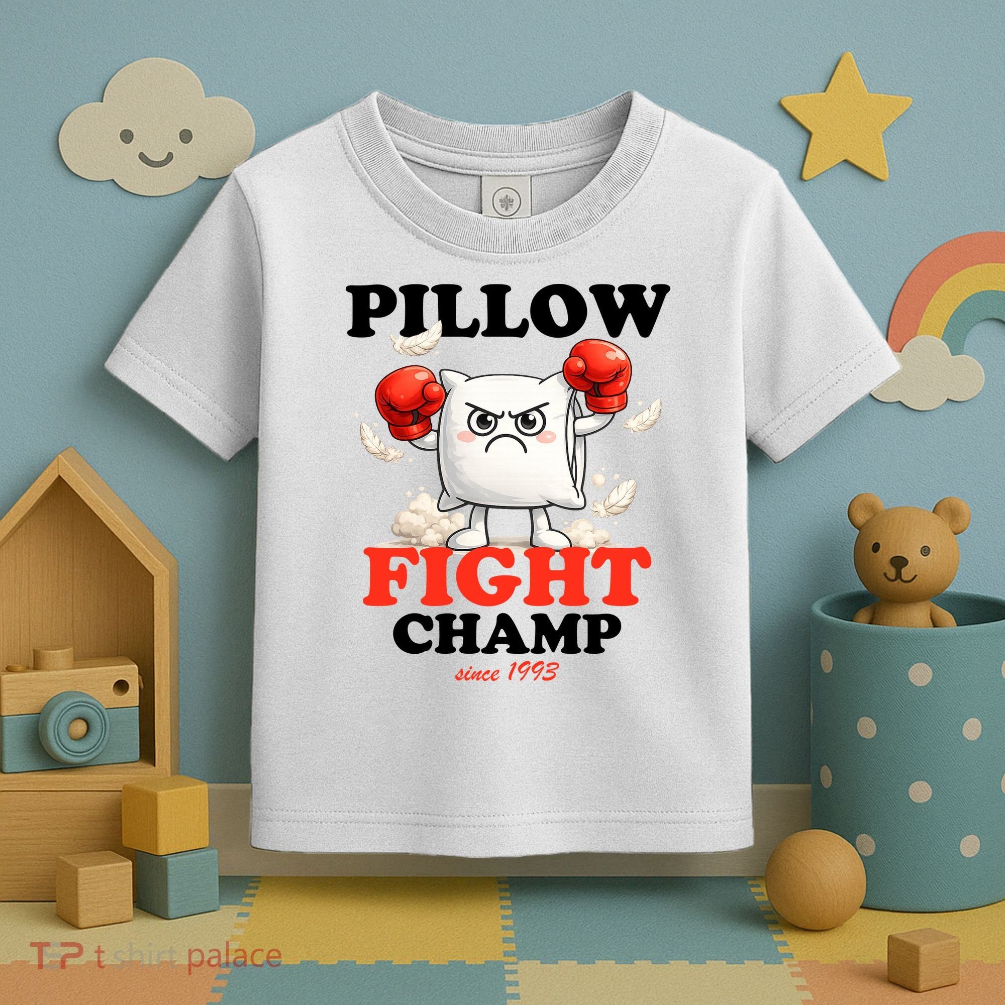 Pillow Fight Champ Toddler T-Shirt