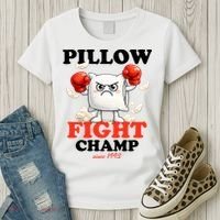 Pillow Fight Champ Women's T-Shirt thumb 3