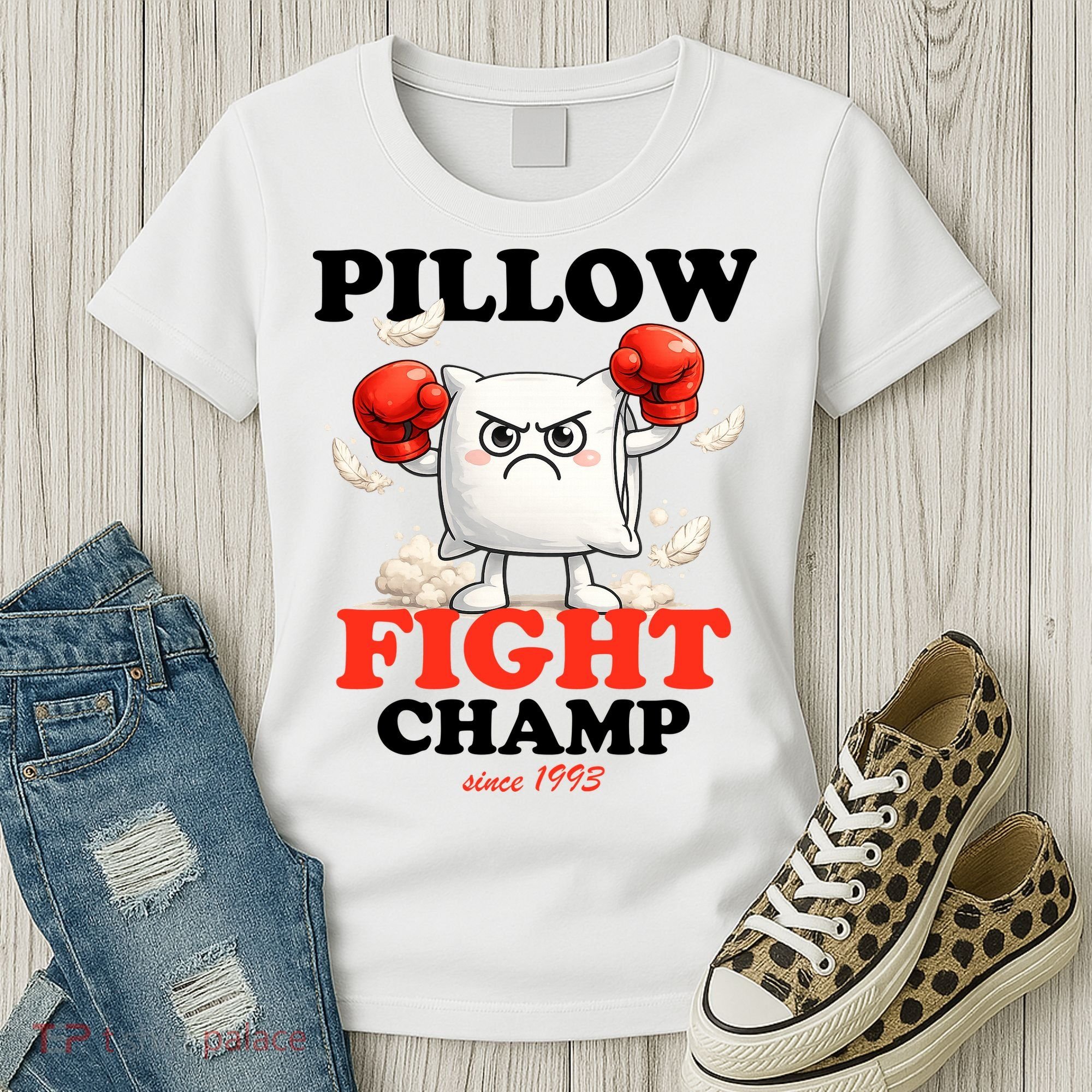 Pillow Fight Champ Women's T-Shirt